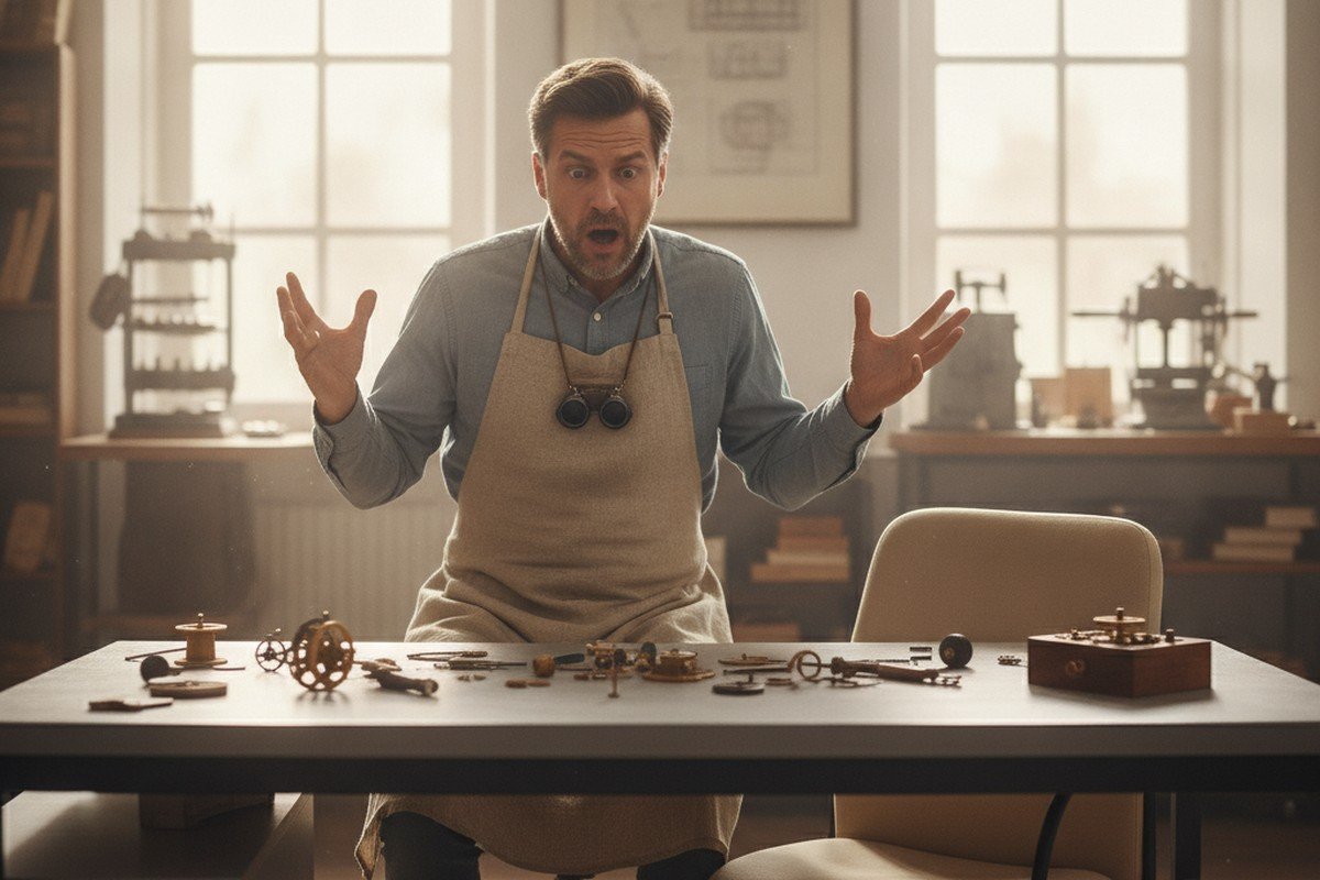 My Facilities Manager Replaced My Mentor’s Handcrafted Watchmaker Bench Without Asking