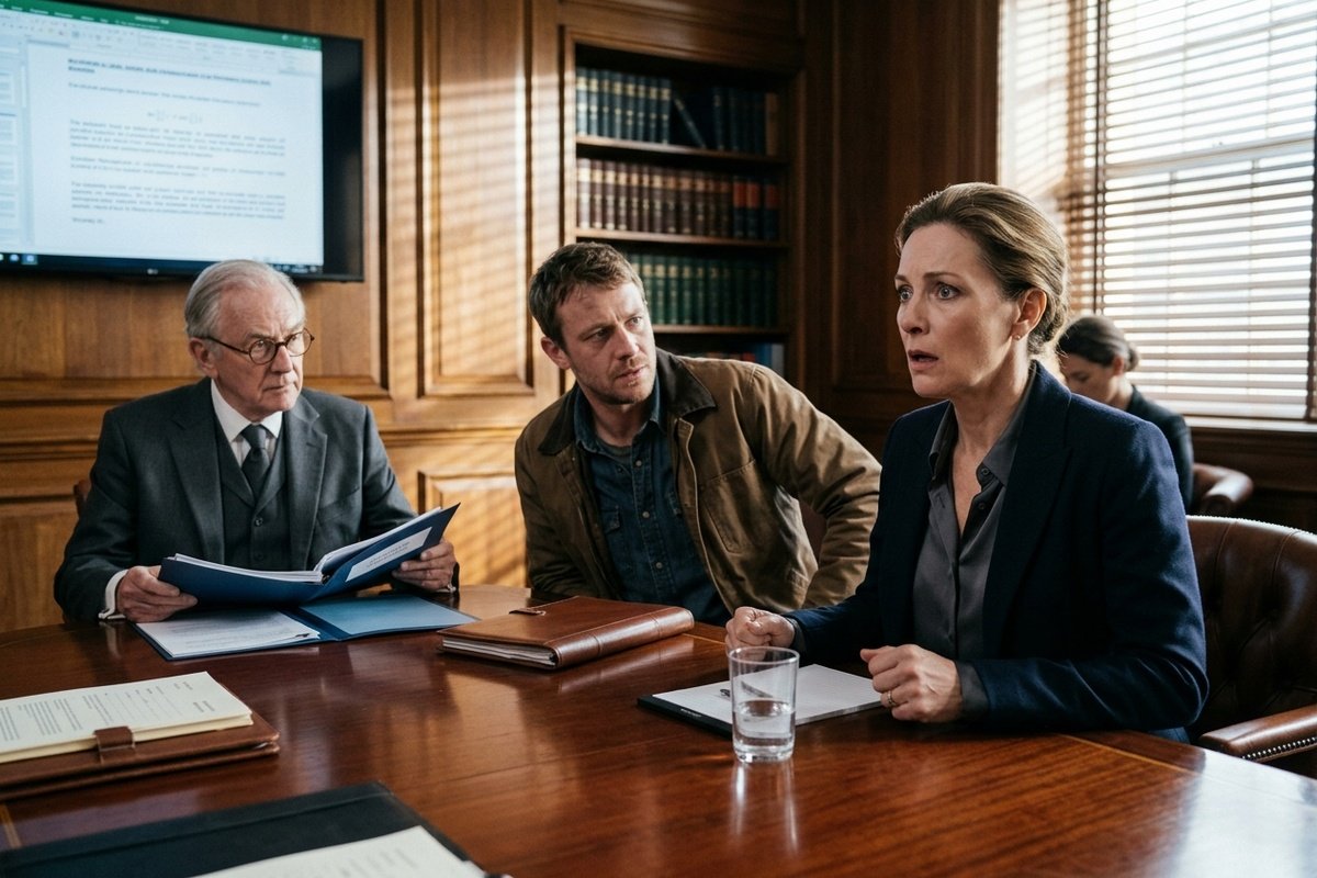 My Stepmother Smiled as She Read My Late Father’s Handwritten Will Leaving Her the Entire 400-Acre Family Orchard—Until the Estate Attorney Unsealed a Video Recorded Three Days Before He Passed