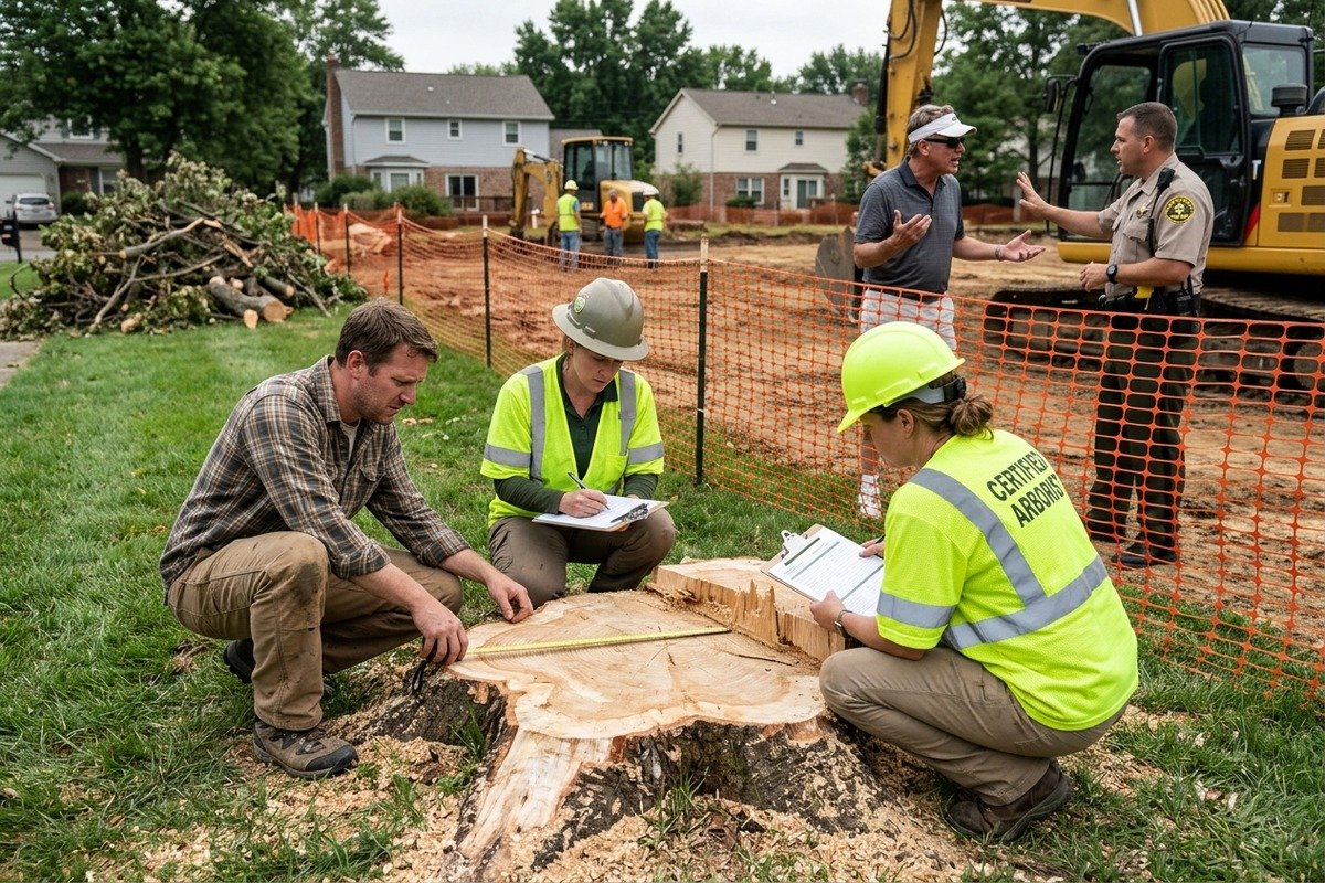 My Entitled Millionaire Neighbor Cut Down My Century-Old Oak Trees to Build His Tennis Court—Until the Certified Arborist and Land Survey Cost Him $640,000