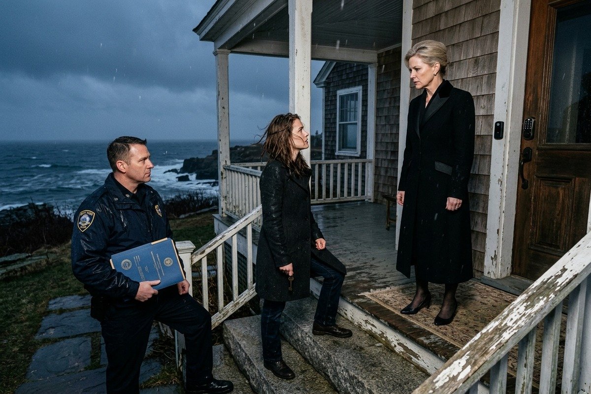 My Stepmother Locked Me Out of My Late Mother’s Seaside House on Funeral Night—Until the Irrevocable Trust and Safe Deposit Box Changed Everything