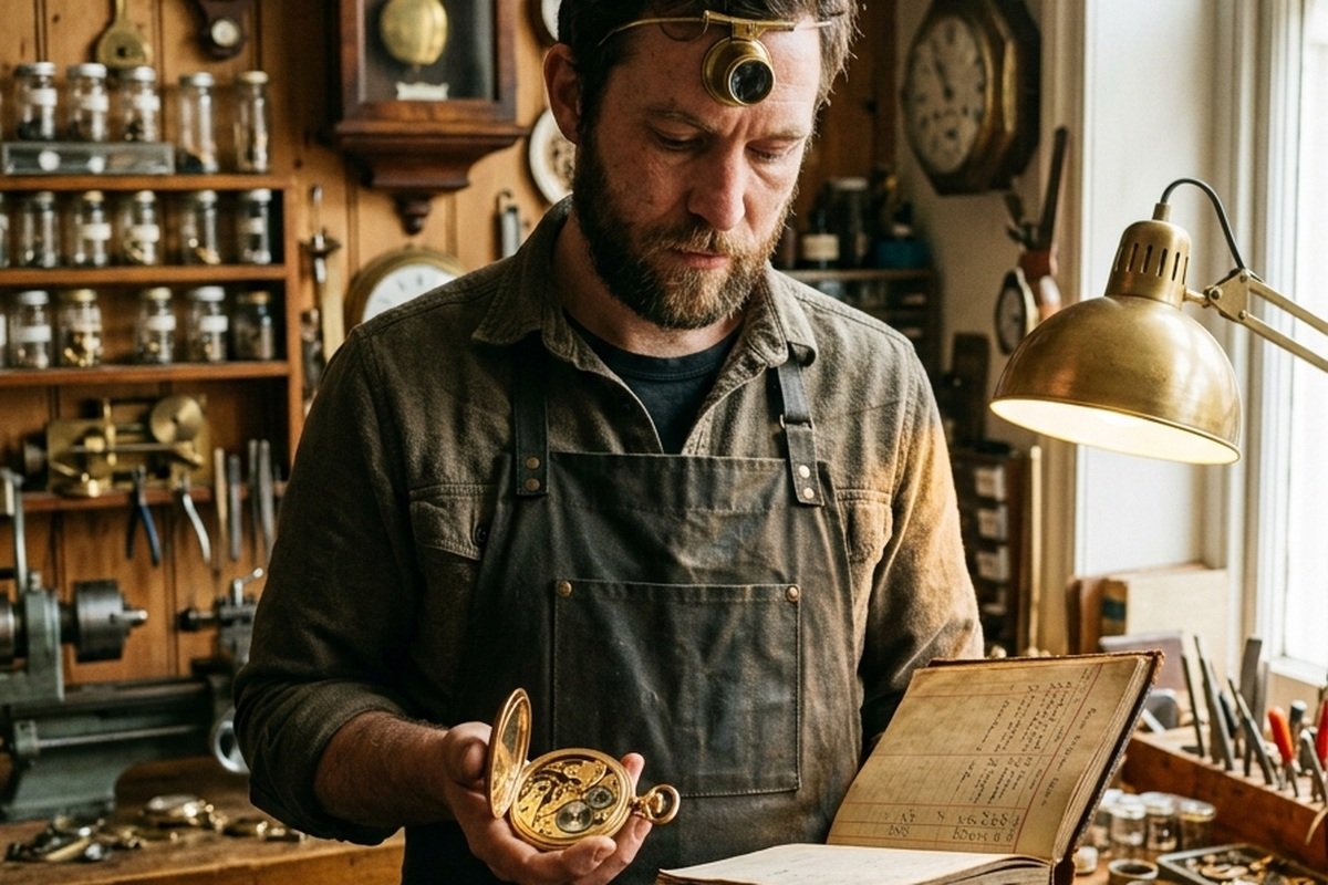 My Estranged Stepmother Locked Me Out of Dad’s Renowned Watchmaking Atelier 24 Hours After His Burial — Until an Antique Clockwork Wall Safe Revealed the Living Trust