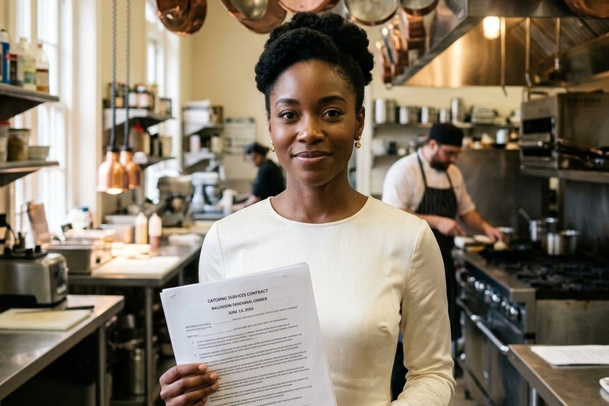 My Mother-in-Law Canceled My Wedding Catering Behind My Back to Force Me to Sign a Post-Nup — Until the Kitchen Audio Played Before 180 Guests
